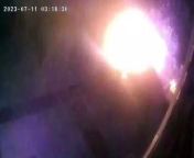 CCTV footage shows the moment a house is allegedly petrol bombed with a family inside in Gainsborough, Lincolnshire. Laura Coupland, 39, and her son Lincoln-Jay, 11, have since had to leave their home.&#60;br/&#62;