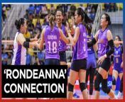 Wong-Rondina connection flourish in win vs Capital 1&#60;br/&#62;&#60;br/&#62;Deanna Wong served as a starter for the first time in the Premier Volleyball League (PVL) 2024 All-Filipino Conference.&#60;br/&#62;&#60;br/&#62;With her as a starter, Wong and Rondina’s connection led the Choco Mucho Flying Titans to its seventh victory after dominating the hapless Capital 1 Solar Spikers through a 25-15, 25-16, 25-21 sweep at the Sta. Rosa Sports Complex in Laguna on Saturday, April 6.&#60;br/&#62;&#60;br/&#62;Wong tallied nine excellent sets, while Rondina tallied 13 markers. &#60;br/&#62;&#60;br/&#62;Video by Nicole Anne D.G. Bugauisan&#60;br/&#62;&#60;br/&#62;&#60;br/&#62;&#60;br/&#62;Subscribe to The Manila Times Channel - https://tmt.ph/YTSubscribe&#60;br/&#62; &#60;br/&#62;Visit our website at https://www.manilatimes.net&#60;br/&#62; &#60;br/&#62; &#60;br/&#62;Follow us: &#60;br/&#62;Facebook - https://tmt.ph/facebook&#60;br/&#62; &#60;br/&#62;Instagram - https://tmt.ph/instagram&#60;br/&#62; &#60;br/&#62;Twitter - https://tmt.ph/twitter&#60;br/&#62; &#60;br/&#62;DailyMotion - https://tmt.ph/dailymotion&#60;br/&#62; &#60;br/&#62; &#60;br/&#62;Subscribe to our Digital Edition - https://tmt.ph/digital&#60;br/&#62; &#60;br/&#62; &#60;br/&#62;Check out our Podcasts: &#60;br/&#62;Spotify - https://tmt.ph/spotify&#60;br/&#62; &#60;br/&#62;Apple Podcasts - https://tmt.ph/applepodcasts&#60;br/&#62; &#60;br/&#62;Amazon Music - https://tmt.ph/amazonmusic&#60;br/&#62; &#60;br/&#62;Deezer: https://tmt.ph/deezer&#60;br/&#62;&#60;br/&#62;Tune In: https://tmt.ph/tunein&#60;br/&#62;&#60;br/&#62;#themanilatimes &#60;br/&#62;#philippines&#60;br/&#62;#volleyball &#60;br/&#62;#sports&#60;br/&#62;