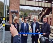 The Rail Minister, Huw Merriman MP, cut the ribbon at the official opening of the Dore &amp; Totley station in Sheffield.&#60;br/&#62;&#60;br/&#62;It is part of a £150million rail improvement project in the Hope Valley line between Sheffield and Manchester.&#60;br/&#62;&#60;br/&#62;Mr Merriman spoke with The Star&#39;s Harry Harrison after the opening in an interview you can find on thestar.co.uk