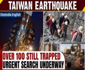 Rescuers searched Thursday for dozens of people still out of contact a day after Taiwan&#39;s strongest earthquake in a quarter century damaged buildings, caused multiple rockslides and killed nine people. In the eastern coastal city of Hualien near the epicentre, workers used an excavator to stabilise the base of a damaged building with construction materials, as some officers took samples of its exterior. &#60;br/&#62; &#60;br/&#62;#TaiwanEarthquake #TaiwanEarthquakeUpdates #TaiwanEarthquakeAlert #TaiwanEarthquakeSafety #TaiwanEarthquakeResponse #TaiwanEarthquakeRelief #TaiwanEarthquakePreparedness #TaiwanEarthquakeNews #TaiwanEarthquakeMonitoring #TaiwanEarthquakeEmergency &#60;br/&#62; &#60;br/&#62;&#60;br/&#62;~HT.97~PR.152~ED.101~