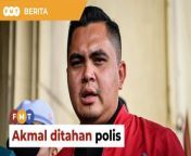 Ketua Pemuda Umno Dr Akmal Saleh ditahan polis di IPD Kota Kinabalu pagi ini.&#60;br/&#62;&#60;br/&#62;Laporan Lanjut: &#60;br/&#62;https://www.freemalaysiatoday.com/category/bahasa/tempatan/2024/04/05/akmal-ditahan-polis/&#60;br/&#62;&#60;br/&#62;Read More: &#60;br/&#62;https://www.freemalaysiatoday.com/category/nation/2024/04/05/akmal-detained-at-kota-kinabalu-police-headquarters/&#60;br/&#62;&#60;br/&#62;Free Malaysia Today is an independent, bi-lingual news portal with a focus on Malaysian current affairs.&#60;br/&#62;&#60;br/&#62;Subscribe to our channel - http://bit.ly/2Qo08ry&#60;br/&#62;------------------------------------------------------------------------------------------------------------------------------------------------------&#60;br/&#62;Check us out at https://www.freemalaysiatoday.com&#60;br/&#62;Follow FMT on Facebook: https://bit.ly/49JJoo5&#60;br/&#62;Follow FMT on Dailymotion: https://bit.ly/2WGITHM&#60;br/&#62;Follow FMT on X: https://bit.ly/48zARSW &#60;br/&#62;Follow FMT on Instagram: https://bit.ly/48Cq76h&#60;br/&#62;Follow FMT on TikTok : https://bit.ly/3uKuQFp&#60;br/&#62;Follow FMT Berita on TikTok: https://bit.ly/48vpnQG &#60;br/&#62;Follow FMT Telegram - https://bit.ly/42VyzMX&#60;br/&#62;Follow FMT LinkedIn - https://bit.ly/42YytEb&#60;br/&#62;Follow FMT Lifestyle on Instagram: https://bit.ly/42WrsUj&#60;br/&#62;Follow FMT on WhatsApp: https://bit.ly/49GMbxW &#60;br/&#62;------------------------------------------------------------------------------------------------------------------------------------------------------&#60;br/&#62;Download FMT News App:&#60;br/&#62;Google Play – http://bit.ly/2YSuV46&#60;br/&#62;App Store – https://apple.co/2HNH7gZ&#60;br/&#62;Huawei AppGallery - https://bit.ly/2D2OpNP&#60;br/&#62;&#60;br/&#62;#BeritaFMT #AkmalSaleh #IPD #KotaKinabalu #KKMart