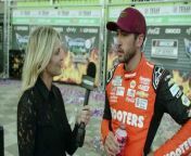 Chase Elliott chats with NASCAR.com&#39;s Alex Weaver in Victory Lane at Texas Motor Speedway after snapping his 42-race winless drought.