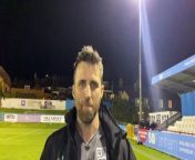 Farnham Town manager Paul Johnson post-AFC Croydon Athletic from paul boat