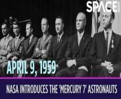 On April 9, 1959, NASA introduced its very first astronaut class. &#60;br/&#62;&#60;br/&#62;This dashing group of young men is known as the Mercury 7. They were all military test pilots before they were chosen for the job, and they had all &#92;
