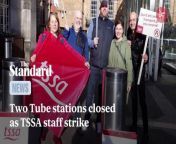 A strike by TSSA Tube staff today has seen two London Underground stations forced to close - Pimlico and Russell Square.Customer service managers, responsible for managing stations, have been on strike since midnight.TSSA General Secretary, Maryam Eslamdoust said: “Our Customer Service Manager members are united and determined to take strike action this week in defence of their terms and conditions.