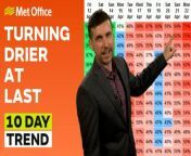 This is the Met Office UK Weather forecast for the next 10 days, dated 10/04/2024.&#60;br/&#62;&#60;br/&#62;There is some more rain to come but also a bit of warmth before something of a transition as we go through the weekend and into next week. After that there are signs for high pressure to become more dominant across the UK leading to a more prolonged dry spell than we have seen recently.&#60;br/&#62;&#60;br/&#62;Bringing you this 10 day trend is Met Office meteorologist Alex Burkill.&#60;br/&#62;