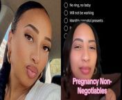 Credit: SWNS / Courtney Thornton&#60;br/&#62;&#60;br/&#62;A woman has revealed her non-negotiables for pregnancy – including monthly gifts, a spa membership and a push present - and says she &#92;