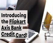 Indulge in a seamless shopping journey with the Flipkart Axis Bank Credit Card. Gain access to exclusive rewards and benefits both online and offline. Earn cashback, discounts, and rewards points on every purchase, including special offers on Flipkart and partner merchants. Apply today to experience a world of savings and perks with the Flipkart Axis Bank Credit Card. Effortlessly manage your finances with flexible payment options and easily track your transactions.