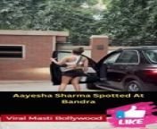 Aayesha Sharma Spotted At Bandra