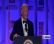 Biden jabs back at jokes about his age during White House dinnerC-SPAN