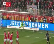 Bayern Munich thrashed Union Berlin 5-1 with Muller scoring two and Kane bagging his 40th goal of the season