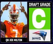 Joe Milton III was selected by the New England Patriots in the sixth round (193rd overall) of the 2024 NFL Draft. For an in-depth analysis of this selection, tune into CLNS Media&#39;s Draft Central where Taylor Kyles and Mike Kadlick will assess and grade the pick. They&#39;ll explore Milton&#39;s abilities, potential role within the Patriots&#39; system, and what his addition could mean for the team&#39;s QB depth and strategy moving forward.&#60;br/&#62;&#60;br/&#62;Get in on the excitement with PrizePicks, America’s No. 1 Fantasy Sports App, where you can turn your hoops knowledge into serious cash. Download the app today and use code CLNS for a first deposit match up to &#36;100! Pick more. Pick less. It’s that Easy! &#60;br/&#62;