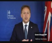 Defence secretary Grant Shapps says that Jens Stoltenberg, the secretary general of NATO, is delighted with the UK&#39;s commitment to spending 2.5% of GDP on defence by 2030. &#60;br/&#62; Report by Gluszczykm. Like us on Facebook at http://www.facebook.com/itn and follow us on Twitter at http://twitter.com/itn