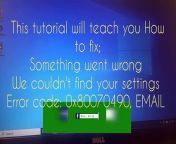 Hi guys, this is a new tutorial teaching you on How to fix PCs or Laptops MIALs; Something went wrong and we couldn&#39;t find your settings&#60;br/&#62;Error code: 0x80070490.&#60;br/&#62;&#60;br/&#62;unlocking&#60;br/&#62;decording&#60;br/&#62;flashing&#60;br/&#62;laptops and PCs repairing&#60;br/&#62;&#60;br/&#62;Music credit&#60;br/&#62;Music: Rio De Janeiro&#60;br/&#62;Musician: EnjoyMusic&#60;br/&#62;URL: https://enjoymusic.ai
