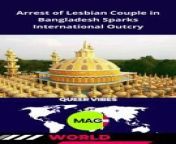 Read full article : https://queervibesmag.com/arrest-of-lesbian-couple-in-bangladesh-sparks-international-outcry/&#60;br/&#62;&#60;br/&#62;&#60;br/&#62;In Bangladesh, the arrest of Asha Sinha, 16, and Liza Akhter, 18, for attempting to marry despite societal norms has sparked international condemnation. The couple, who met on Facebook and faced family rejection, were detained by police in Gopalpur for disturbing public order. Human rights groups, including France-based JusticeMakers Bangladesh in France (JMBF) and Solidarity International LGBTQI (SIL), have expressed outrage, citing discrimination based on sexual orientation.&#60;br/&#62;&#60;br/&#62;&#60;br/&#62;&#60;br/&#62;&#60;br/&#62;&#60;br/&#62;&#60;br/&#62;&#60;br/&#62;&#60;br/&#62;#shortnews #lgbtqia #bangladesh #newshorts &#60;br/&#62;&#60;br/&#62;LGBT WORLD NEWS : https://queervibesmag.com/lgbt-world-news/&#60;br/&#62;&#60;br/&#62;► Follow us on TIKTOK :https://www.tiktok.com/@queervibesmag&#60;br/&#62;&#60;br/&#62; Subscribe to our channel on YouTube : https://www.youtube.com/channel/UCRl8iIyJSbWexF22ekRFmNw