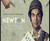 Newton is a 2017 Indian Hindi-language black comedy-drama film directed and co-written by Amit V. Masurkar.[3][4] The film stars Rajkummar Rao in the title role of a government servant who is sent to a politically sensitive area of central India on election duty. Pankaj Tripathi, Anjali Patil and Raghubir Yadav appeared in prominent roles. The film was produced by Manish Mundra under Drishyam Films, known for the 2015 film Masaan. The film is Amit Masurkar’s second feature after his debut with Sulemani Keeda in 2013