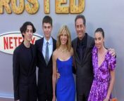 https://www.maximotv.com &#60;br/&#62;B-roll footage: Jerry Seinfeld, Jessica Seinfeld, Julian Kal Seinfeld, Shepherd Kellen Seinfeld, and Sascha Seinfeldattend the red carpet premiere of Netflix&#39;s &#39;Unfrosted&#39; at the Egyptian Theatre in Los Angeles, California, USA, on Tuesday, April 30, 2024. This video is only available for editorial use in all media and worldwide. To ensure compliance and proper licensing of this video, please contact us. ©MaximoTV