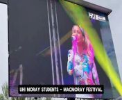 UHI Moray students talk about their experience of working at MacMoray Festival. from shakeela experience boob show