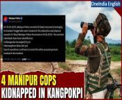 Two members of Arambai Tenggol were arrested for abducting and assaulting four Manipur Police personnel in Kangpokpi district. This marks the second such incident this year involving the group. The abducted officers, from non-conflicting communities, were intercepted while on duty. Tensions between communities in Manipur impact police deployment. The police condemned Arambai Tenggol&#39;s criminal activities masquerading as public protection. &#60;br/&#62; &#60;br/&#62; &#60;br/&#62;#Manipur ##Oneindia #OneindiaNews &#60;br/&#62;~PR.320~ED.101~HT.318~GR.122~