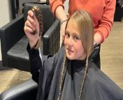 A little boy who lost his hair to cancer as a toddler donated 28cm of his locks when they grew back.&#60;br/&#62;&#60;br/&#62;Sebastian Stevens, now ten, survived a rare soft tissue tumour - called rhabdomyosarcoma - when he was a toddler.&#60;br/&#62;&#60;br/&#62;He lost all his blonde baby hair due to the nine rounds of chemotherapy he underwent.&#60;br/&#62;&#60;br/&#62;Sebastian decided to grow his hair four years ago to help other children and had 28cm of his locks cut off in April 2024.