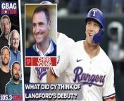 Rangers GM Chris Young joined the GBag Nation to talk about the team’s Opening Weekend series win over the Cubs, what he made of super prospect Wyatt Langford’s first three Major League games, if he’s worried all about the bullpen, and more!
