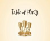 Table of Plenty | Lyric Video | Maundy Thursday from missionary table