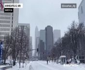 Minneapolis and communities throughout Minnesota saw some of their snowiest days of the past year a week after the end of winter.