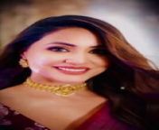 HEENA KHAN'S STYALISH SAREE || FASHION SHOW from megha saree slips 1