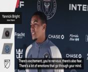 SuperDraft signing Bright talks about “big emotion” playing with Messi from messi an