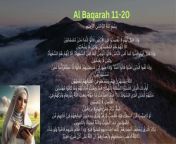 Enjoy the beautiful sound of singing Al Qur&#39;an&#60;br/&#62;QS. Al Baqarah 11-20&#60;br/&#62;Hope this usefull for us&#60;br/&#62;&#60;br/&#62;#arabic #alquran #lofi #moslem #islam #albaqarah