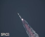 NASA released views of several angles of SpaceX Starship’s second test flight. The massive rocket launched from SpaceX&#39;s Starbase facility in South Texas.&#60;br/&#62;&#60;br/&#62;Credit: NASA &#60;br/&#62;Music: The Alabaster Coast by Hanna Lindgren / courtesy of Epidemic Sound