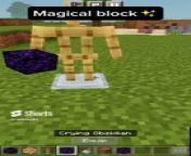 how to build magical block in Minecraft from magical sexnigru