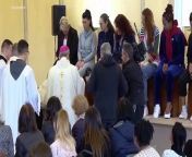 Pope Francis washed and kissed the feet of 12 women inmates at a Rome prison during a Holy Thursday ritual meant to emphasize his vocation of service and humility.