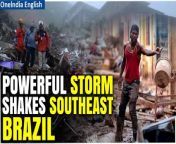 Stay informed on the latest developments as a powerful storm claims the lives of at least 12 people in southeast Brazil. Rescue operations are underway as authorities grapple with the aftermath of the devastation. Get the latest updates on the situation. &#60;br/&#62; &#60;br/&#62;#StorminBrazil #BrazilStorm #BrazilNews #SoutheastBrazil #BrazilWeather #BrazilDisaster LuladaSilva #RiodeJaneiro #Oneindia&#60;br/&#62;~PR.274~ED.103~