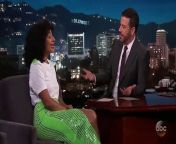 Tracee talks about hosting the AMAs on ABC, her mother Diana Ross receiving the Lifetime Achievement Award, and Jimmy surprises Tracee with a clip of her mom hosting the AMAs in the 80&#39;s.