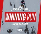 Jonathan Penfield Snowboard Men Winning Run - 2024 YETI Xtreme Verbier from black muscle men naked