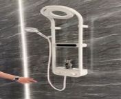 The clean and crisp design of the shower creates a calming and serene atmosphere from hot girl shower video