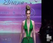 Diana Couture at Los Angeles Fashion Week powered by Art Hearts Fashion LAFW FW/18 Presented by Aids Healthcare Foundation with Makeup direction by April Love Pro team Featuring Moira. Hair Direction by Woody Michleb Salons Featuring Style the Runway and Hair Dream Extensions.Video Production by Jimmy Alioto, and editing by Warren Bishop. &#60;br/&#62;