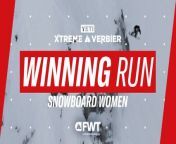 Erin Sauve Snowboard Women Winning Run - 2024 YETI Xtreme Verbier from the twist xtreme story 3