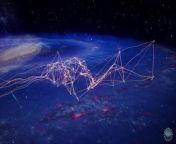 Scientists are using pulsars to detect the gravitational wave &#39;hum&#39; created from supermassive black hole mergers. &#60;br/&#62;&#60;br/&#62;Credit: National Science Foundation (NSF)