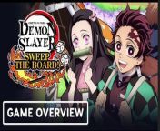 Get a deep dive into what you can expect with Demon Slayer Kimetsu no Yaiba Sweep the Board, including a look at the maps from the anime, how to play, minigames, and fighting demons from this upcoming party game. Demon Slayer Kimetsu no Yaiba Sweep the Board will be available on Nintendo Switch on April 26, 2024.