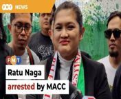 She was picked up by MACC officers after they raided her house at Jalan Klang Lama this morning.&#60;br/&#62;&#60;br/&#62;&#60;br/&#62;Read More: &#60;br/&#62;https://www.freemalaysiatoday.com/category/nation/2024/02/16/macc-arrested-ratu-naga-says-lawyer/ &#60;br/&#62;&#60;br/&#62;Laporan Lanjut: &#60;br/&#62;https://www.freemalaysiatoday.com/category/nation/2024/02/16/lawyer-dismisses-azams-ridiculous-claim-ratu-naga-wasnt-arrested/&#60;br/&#62;&#60;br/&#62;Free Malaysia Today is an independent, bi-lingual news portal with a focus on Malaysian current affairs.&#60;br/&#62;&#60;br/&#62;Subscribe to our channel - http://bit.ly/2Qo08ry&#60;br/&#62;------------------------------------------------------------------------------------------------------------------------------------------------------&#60;br/&#62;Check us out at https://www.freemalaysiatoday.com&#60;br/&#62;Follow FMT on Facebook: http://bit.ly/2Rn6xEV&#60;br/&#62;Follow FMT on Dailymotion: https://bit.ly/2WGITHM&#60;br/&#62;Follow FMT on Twitter: http://bit.ly/2OCwH8a &#60;br/&#62;Follow FMT on Instagram: https://bit.ly/2OKJbc6&#60;br/&#62;Follow FMT on TikTok : https://bit.ly/3cpbWKK&#60;br/&#62;Follow FMT Telegram - https://bit.ly/2VUfOrv&#60;br/&#62;Follow FMT LinkedIn - https://bit.ly/3B1e8lN&#60;br/&#62;Follow FMT Lifestyle on Instagram: https://bit.ly/39dBDbe&#60;br/&#62;------------------------------------------------------------------------------------------------------------------------------------------------------&#60;br/&#62;Download FMT News App:&#60;br/&#62;Google Play – http://bit.ly/2YSuV46&#60;br/&#62;App Store – https://apple.co/2HNH7gZ&#60;br/&#62;Huawei AppGallery - https://bit.ly/2D2OpNP&#60;br/&#62;&#60;br/&#62;#FMTNews #MACC #RatuNaga #Arrested #AzamBaki