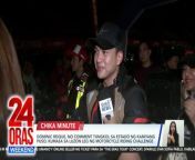 Lumahok si Dominic Roque sa isang motorcycle riding event kasama ang new riding buddy niyang si Jak Roberto. Kumusta kaya si Dom sa gitna ng breakup issue nila ni Bea Alonzo?&#60;br/&#62;&#60;br/&#62;&#60;br/&#62;24 Oras Weekend is GMA Network’s flagship newscast, anchored by &#60;br/&#62;Ivan Mayrina and Pia Arcangel. It airs on GMA-7, Saturdays and Sundays at 5:30 PM (PHL Time). For more videos from 24 Oras Weekend, visit http://www.gmanews.tv/24orasweekend.&#60;br/&#62;&#60;br/&#62;#GMAIntegratedNews #KapusoStream&#60;br/&#62;&#60;br/&#62;Breaking news and stories from the Philippines and abroad:&#60;br/&#62;GMA Integrated News Portal: http://www.gmanews.tv&#60;br/&#62;Facebook: http://www.facebook.com/gmanews&#60;br/&#62;TikTok: https://www.tiktok.com/@gmanews&#60;br/&#62;Twitter: http://www.twitter.com/gmanews&#60;br/&#62;Instagram: http://www.instagram.com/gmanews&#60;br/&#62;&#60;br/&#62;GMA Network Kapuso programs on GMA Pinoy TV: https://gmapinoytv.com/subscribe