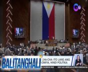 I-a-adopt na ng House of Representatives nang buong-buo ang Resolution of Both Houses No. 6 ng Senado, na layong amyendahan ang Saligang Batas.&#60;br/&#62;&#60;br/&#62;&#60;br/&#62;Balitanghali is the daily noontime newscast of GTV anchored by Raffy Tima and Connie Sison. It airs Mondays to Fridays at 10:30 AM (PHL Time). For more videos from Balitanghali, visit http://www.gmanews.tv/balitanghali.&#60;br/&#62;&#60;br/&#62;#GMAIntegratedNews #KapusoStream&#60;br/&#62;&#60;br/&#62;Breaking news and stories from the Philippines and abroad:&#60;br/&#62;GMA Integrated News Portal: http://www.gmanews.tv&#60;br/&#62;Facebook: http://www.facebook.com/gmanews&#60;br/&#62;TikTok: https://www.tiktok.com/@gmanews&#60;br/&#62;Twitter: http://www.twitter.com/gmanews&#60;br/&#62;Instagram: http://www.instagram.com/gmanews&#60;br/&#62;&#60;br/&#62;GMA Network Kapuso programs on GMA Pinoy TV: https://gmapinoytv.com/subscribe