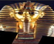 The young Egyptian Pharaonic king Tutankhamun, the owner of the most famous discoveries of pure gold from ancient Egyptian civilization, and the owner of the pure gold mask
