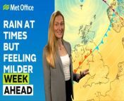 This is the Met Office UK Weather forecast for the week ahead 11/03/2024.&#60;br/&#62;After a cloudy and cooler start to the week it will turn increasingly mild for many areas. However rain will continue to arrive from the west, persisting in northwestern areas for much of the week. &#60;br/&#62;Bringing you this forecast for the week ahead is Met Office meteorologist Annie Shuttleworth.&#60;br/&#62;
