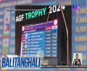 Panalo ng bronze medal ang Pinoy Olympian at gymnast na si Carlos Yulo sa 2024 FIG Artistic Gymnastics World Cup Series.&#60;br/&#62;&#60;br/&#62;&#60;br/&#62;Balitanghali is the daily noontime newscast of GTV anchored by Raffy Tima and Connie Sison. It airs Mondays to Fridays at 10:30 AM (PHL Time). For more videos from Balitanghali, visit http://www.gmanews.tv/balitanghali.&#60;br/&#62;&#60;br/&#62;#GMAIntegratedNews #KapusoStream&#60;br/&#62;&#60;br/&#62;Breaking news and stories from the Philippines and abroad:&#60;br/&#62;GMA Integrated News Portal: http://www.gmanews.tv&#60;br/&#62;Facebook: http://www.facebook.com/gmanews&#60;br/&#62;TikTok: https://www.tiktok.com/@gmanews&#60;br/&#62;Twitter: http://www.twitter.com/gmanews&#60;br/&#62;Instagram: http://www.instagram.com/gmanews&#60;br/&#62;&#60;br/&#62;GMA Network Kapuso programs on GMA Pinoy TV: https://gmapinoytv.com/subscribe
