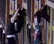 Woman saved after shop shutter lifts her into airJam Press