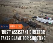 Rust first assistant director Dave Halls testifies the movie’s armorer was diligent in her work and he was ultimately to blame for the 2021 fatal shooting of the film’s cinematographer. &#60;br/&#62;&#60;br/&#62;Full story: https://www.rappler.com/entertainment/movies/rust-assistant-director-praises-armorer-takes-blame-shooting/&#60;br/&#62;&#60;br/&#62;