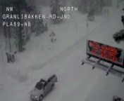 A blizzard blanketed parts of California&#39;s Sierra Nevada in upwards of 42 inches (106.68 cm) of snow by noon (2000GMT) Saturday (March 2), with more major snowstorms forecast over the weekend. - REUTERS